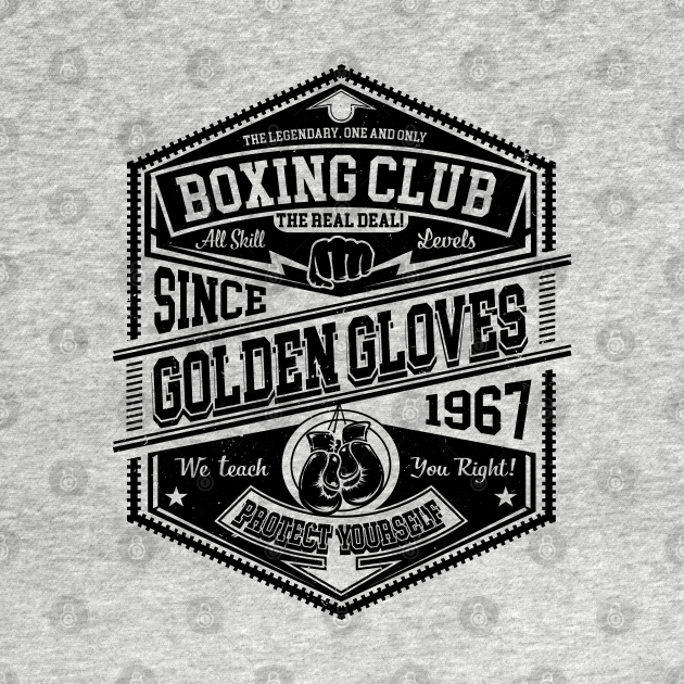 Golden Gloves Boxing Club Boxing Golden Gloves TShirt TeePublic